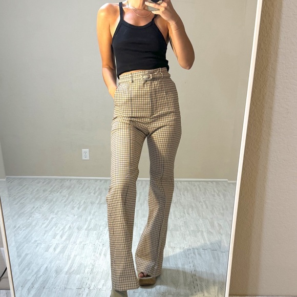 Sportmax Pants - NWOT MaxMara Sportmax Herringbone Flared Pants